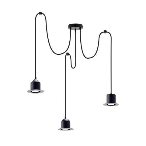 Moderner Pendelleuchter mit 3 Lichtern, Modell Hat Lamp Multiple 3 Aktion