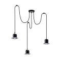 Moderner Pendelleuchter mit 3 Lichtern, Modell Hat Lamp Multiple 3 Aktion