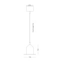 Moderner Pendelleuchter mit 3 Lichtern, Modell Hat Lamp Multiple 3 Angebot
