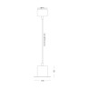 Moderner Pendelleuchter mit 3 Lichtern, Modell Hat Lamp Multiple 3 Sales