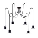 Moderner Hängelampen Kronleuchter Hat Lamp Multiple 6 mit 6 Leuchten Aktion