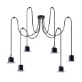 Moderner Hängelampen Kronleuchter Hat Lamp Multiple 6 mit 6 Leuchten Aktion