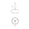 Design-Hängelampe Decke Holz Stoff Spiedino 24D Preis