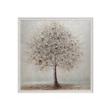 Handgemaltes Leinwandbild Silberbaum mit Rahmen 100x100cm W641 Sales