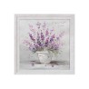 Handgemaltes Bild Blumenstrauß Violett mit Rahmen 30x30cm W602 Sales