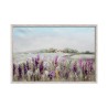 Handgemaltes Leinwandbild Landschaft Blumenfeld 60x90cm W619 Sales