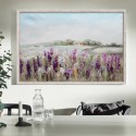 Handgemaltes Leinwandbild Landschaft Blumenfeld 60x90cm W619 Aktion