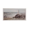 Handgemaltes Leinwandgemälde Leuchtturm Felsen Rahmen 60x120cm W629 Sales
