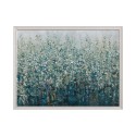 Abstraktes handgemaltes Bild Blumen auf Leinwand mit Rahmen 90x120cm W669 Sales