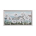 Handgemaltes Gemälde auf Leinwand Blumenwiese mit Pusteblumen Rahmen 60x120cm W726 Sales