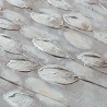 Handgemaltes Bild auf Leinwand 65x150cm weiße Blumen mit Rahmen z442 Katalog