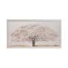 Handgemalte Leinwand Baum weißer Rahmen 60x120cm Z643 Sales