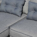 3-Sitzer-Eckschlafsofa für Wohnzimmer und Lounges Smeraldo 