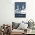 Fotodruck Poster Bild Stadt London Rahmen 50x70cm Unika 0005 Aktion