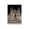 Druckbild Foto Stadt Mailand Rahmen 50x70cm Unika 0011
