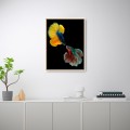 Fotodruck buntes Fischbild mit Rahmen 30x40 cm Unika 0021 Aktion