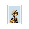 Poster Fotografie Frau Schmetterlingsflügel Rahmen 30x40cm Unika 0043 Verkauf