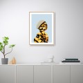 Poster Fotografie Frau Schmetterlingsflügel Rahmen 30x40cm Unika 0043 Aktion