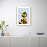 Poster Fotografie Frau Schmetterlingsflügel Rahmen 30x40cm Unika 0043 Aktion