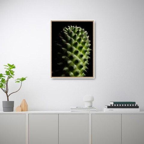 Foto Leinwandbild Pflanze Blume Kaktus Rahmen 30x40cm Unika 0061 Aktion
