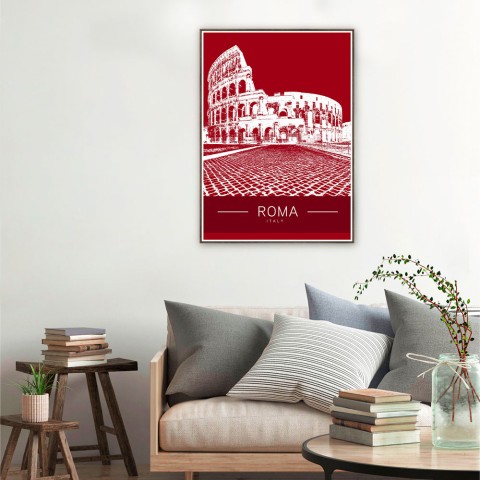 Fotodruck Colosseo Rom mit Rahmen 50x70cm Unika 0067 Aktion