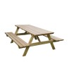 Picknicktisch mit Holzbänken für den Außenbereich Garten 180x150cm Verkauf