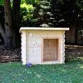 Holzhütte für mittelgroße bis kleine Hunde 98x77 h84cm Lilly Aktion