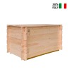 Gartenbank Holz-Aufbewahrungstruhe 250 Lt Giove für den Außenbereich Verkauf