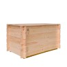 Gartenbank Holz-Aufbewahrungstruhe 250 Lt Giove für den Außenbereich Rabatte