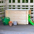 Gartenbank Truhenbox aus Holz 183 L Giunone für den Außenbereich Aktion