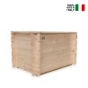 Gartenbank Truhenbox aus Holz 183 L Giunone für den Außenbereich Verkauf