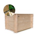 Gartenbank Truhenbox aus Holz 183 L Giunone für den Außenbereich Angebot