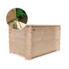 Gartenbank Truhenbox aus Holz 183 L Giunone für den Außenbereich Angebot