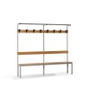 Garderobenbank 150x39x184 cm mit Hakenaufhängung Upper M Sales