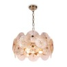 Moderner Deckenleuchter, Metall Gold, Glasplatten Aster Maytoni Angebot