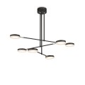 Moderner Design-Kronleuchter mit 6 verstellbaren LED-Lichtern für die Decke Fad Maytoni Aktion