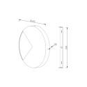 LED-Wandleuchte für Innenbereich, Rund Ø 18cm Jupiter Maytoni Sales