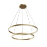 Moderner LED Deckenleuchte Wohnzimmer 2 Ringe Rim Maytoni Verkauf