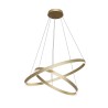Moderner LED Deckenleuchte Wohnzimmer 2 Ringe Rim Maytoni Angebot