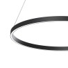 LED-Hängelampe Kreis Schwarz Ø 80cm Rim Maytoni Verkauf