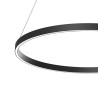 LED-Pendelleuchte schwarzer Kreis Ø 80cm Rim Maytoni Verkauf