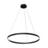 LED-Hängelampe Kreis Schwarz Ø 80cm Rim Maytoni Aktion