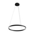 Schwarzer Deckenleuchter Kreis Ø 60cm LED-Licht modern Rim Maytoni Aktion