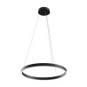 Schwarzer Deckenleuchter Kreis Ø 60cm LED-Licht modern Rim Maytoni Aktion