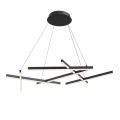 Moderner LED-Hängeleuchter schwarz für Küche und Wohnzimmer Line Maytoni Aktion