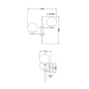 Wandleuchte Schlafzimmer 2 Kugeln Nostalgia Maytoni Dx Angebot