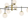 Moderner schwarzer und goldener Hängeleuchter Nostalgia Maytoni Angebot