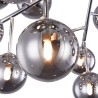 Deckenleuchte Metall chrom Rauchglas-Kugeln Dallas Maytoni Rabatte