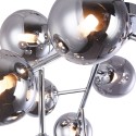 Moderne Chrom-Metall-Deckenleuchte mit Glaskugeln Dallas Maytoni Sales