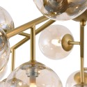 Deckenleuchte Wohnzimmer Glas-Kugeln Gold-Metall Dallas Maytoni Sales